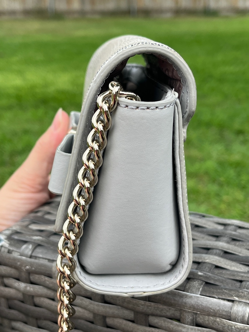 ❌SOLD❌Kate Spade Bag Lillian Monford Park Exotic Clutch Crossbody Bag - Picture 5 of 15